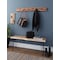 Alaterre Furniture Hairpin Natural Live Edge Wood with Metal 48" Bench, Natural AWDD0420 - alternate 4